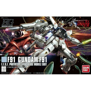 Bandai #167 Gundam F91 "Gundam F91, Bandai HGUC - Tistaminis