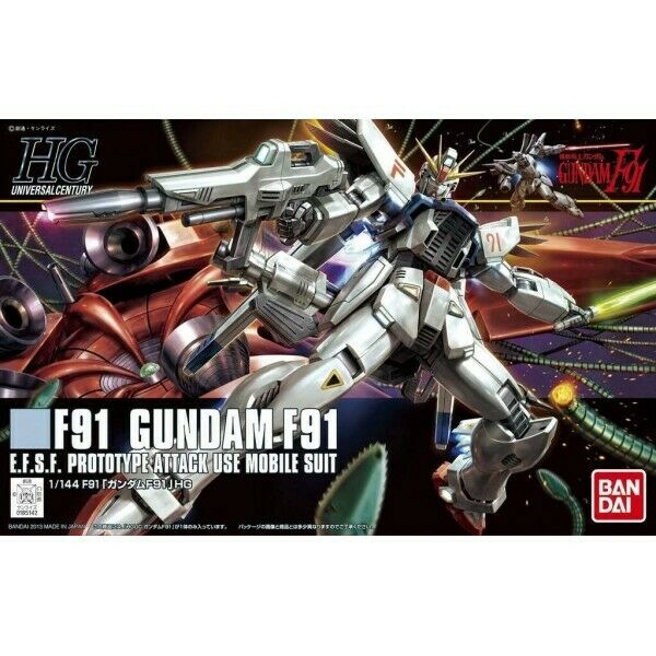 Bandai #167 Gundam F91 "Gundam F91, Bandai HGUC - Tistaminis