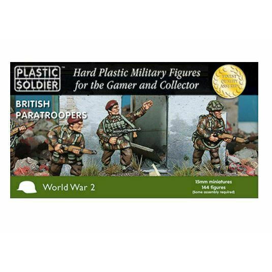 Plastic Soldier Company 15mm BRITISH PARATROOPERS New - TISTA MINIS