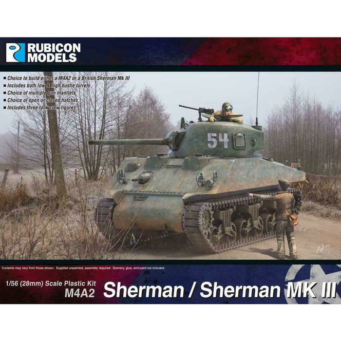 Rubicon American  M4A2 Sherman / Sherman Mk III New - Tistaminis