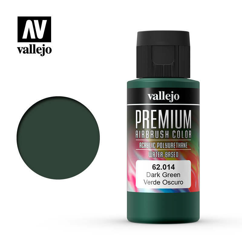 Vallejo Premium Color Paint Dark Green - VAL62014 - Tistaminis