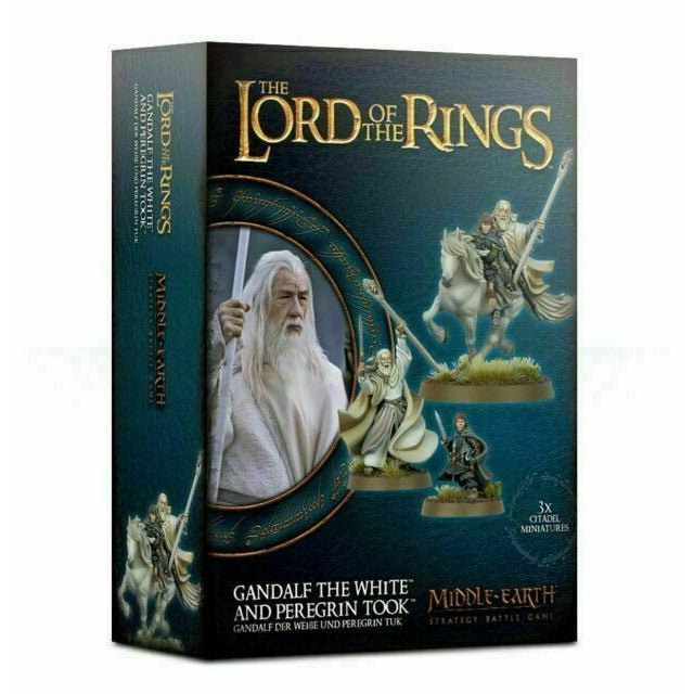 Warhammer Lord of the Rings GANDALF THE WHITE & PEREGRIN TOOK New - Tistaminis