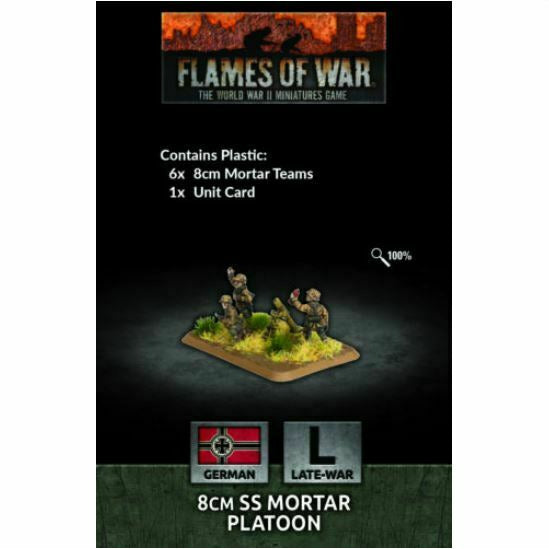 Flames of War 8cm SS Mortar Platoon New - TISTA MINIS