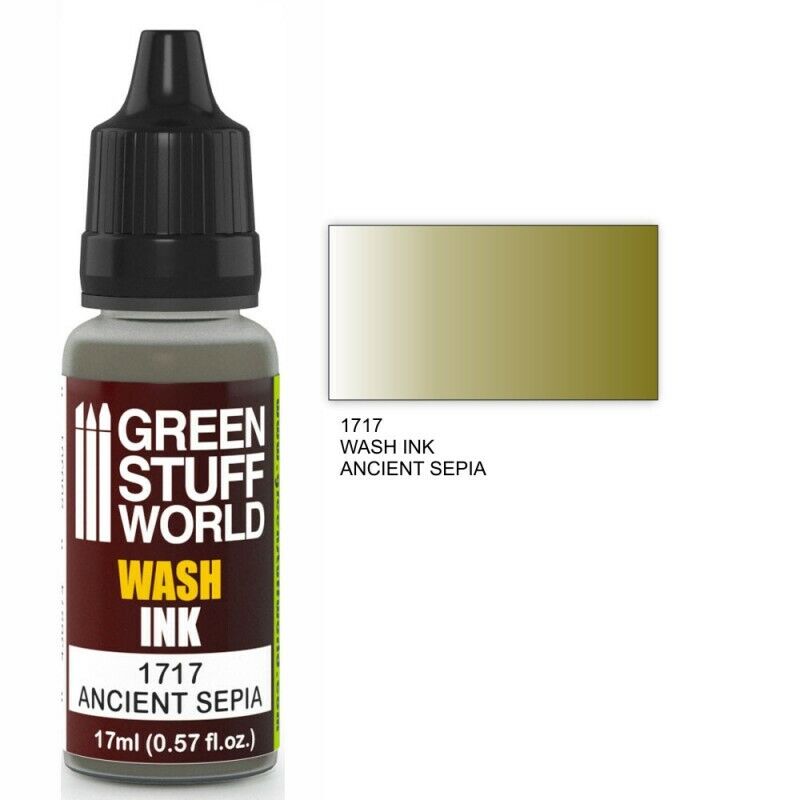 Green Stuff World Inks Wash Ink ANCIENT SEPIA - Tistaminis