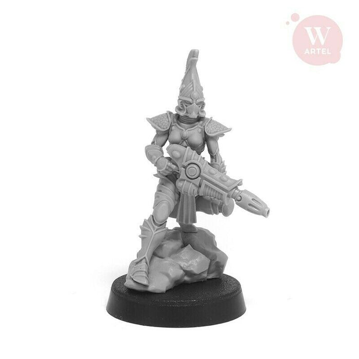 Artel Miniatures - Flaming Drakes Squad (female warriors) 28mm New - TISTA MINIS