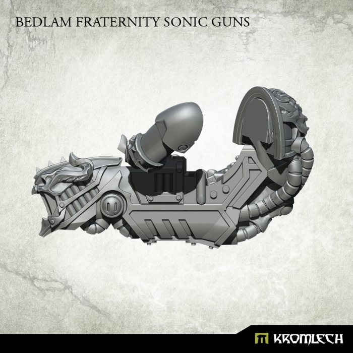 Kromlech Bedlam Fraternity Sonic Guns (4) New - TISTA MINIS