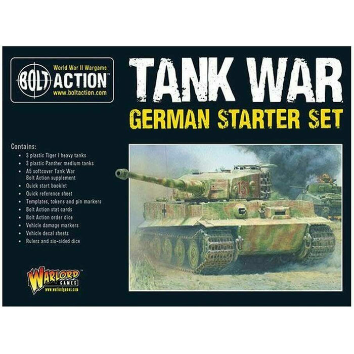 Bolt Action Tank War: German starter set New - Tistaminis