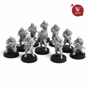 Artel Miniatures - Einherjar`s Kamrades Tactical Squad New - TISTA MINIS