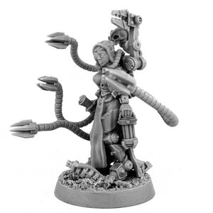 Wargames Exclusive MECHANIC ADEPT FEMALE TECH PRIEST WITH TENTACLES New - TISTA MINIS