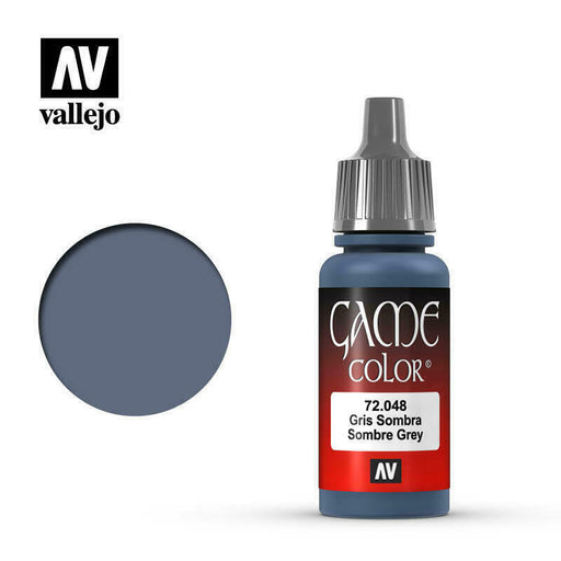 Vallejo Game Colour Paint Game Color Sombre Grey (72.048) - Tistaminis