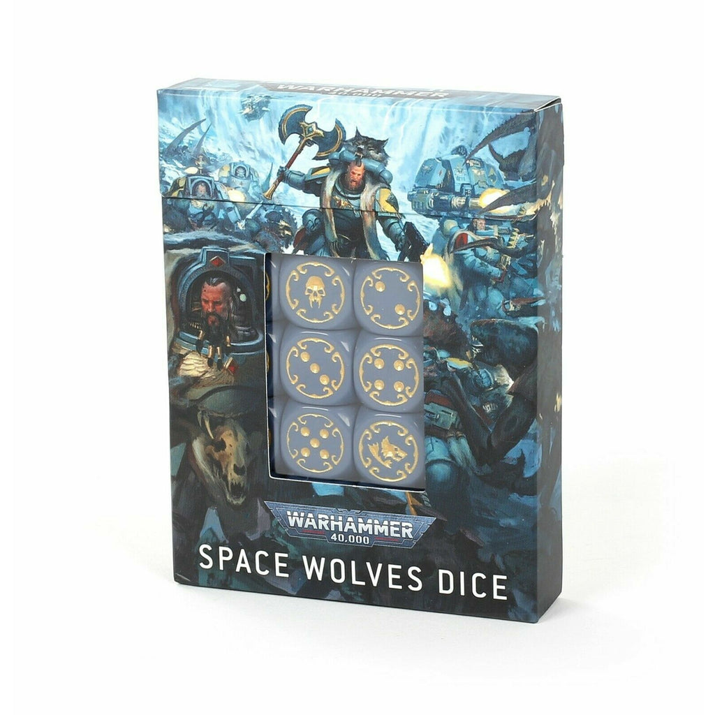 Warhammer SPACE WOLVES DICE SET New - TISTA MINIS