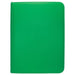 ULTRA PRO BINDER 9 POCKET VIVID ZIPPERED GREEN New - Tistaminis