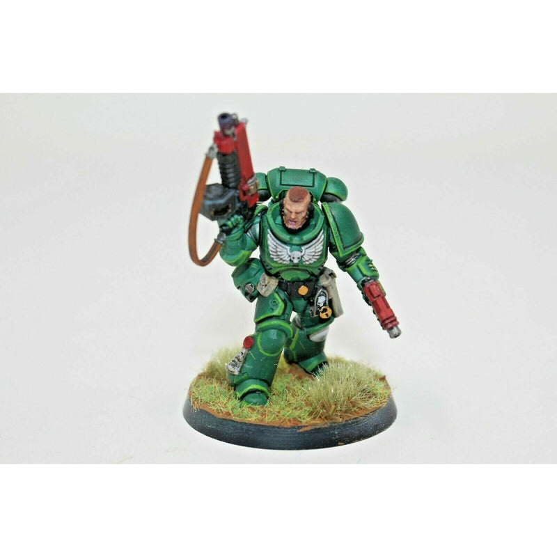 Warhammer Space Marines Dark Angels Lieutenant Well Painted - JYS3 | TISTAMINIS