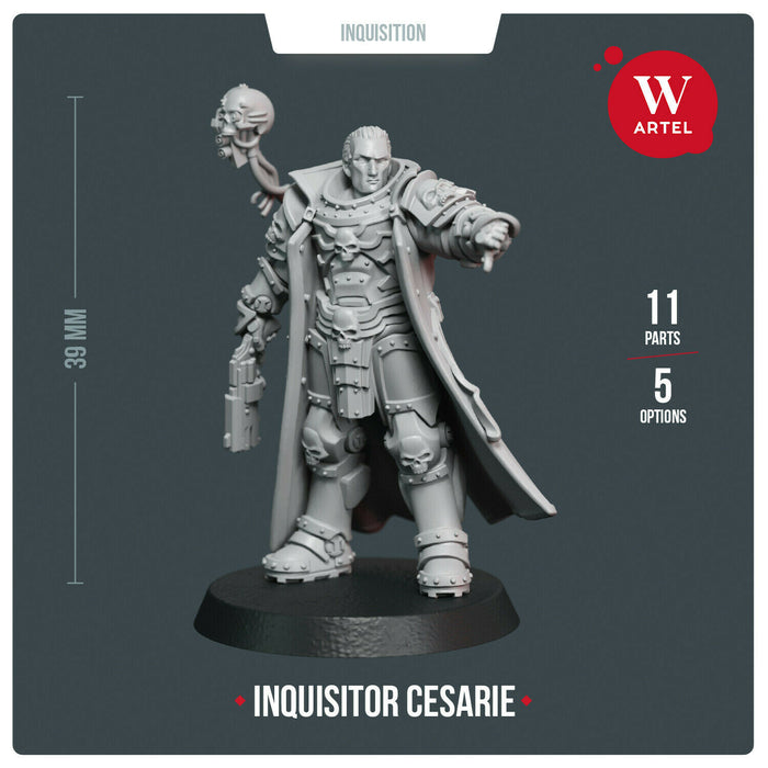 Artel Miniatures - Inquisitor Cesarie New - TISTA MINIS