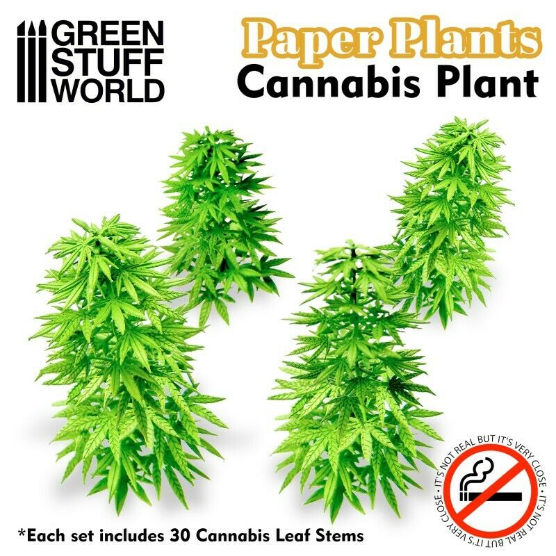 Green Stuff World Paper Plants - Cannabis New - Tistaminis