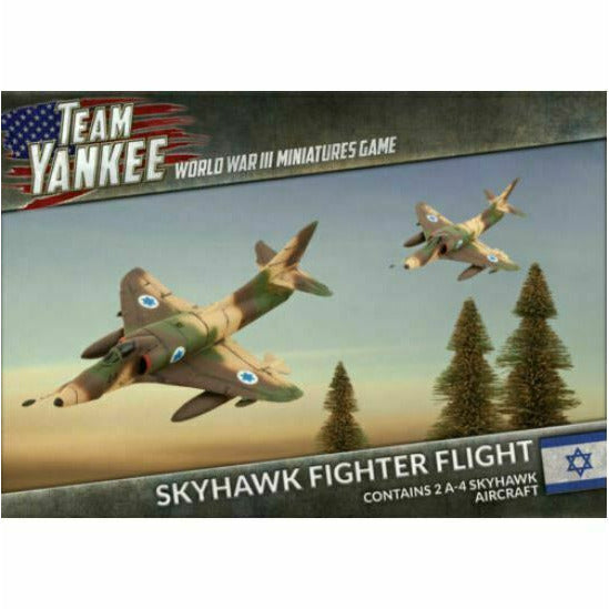 World War III: Team Yankee Israeli Skyhawk Fighter Flight New - TISTA MINIS