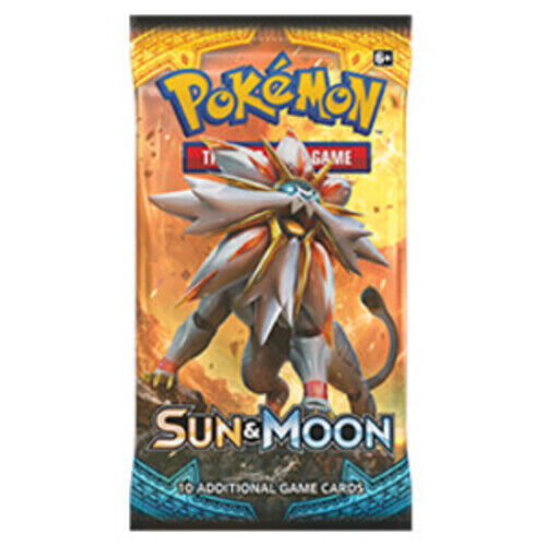 Pokemon Sun and Moon Booster Pack (x1) New - Tistaminis
