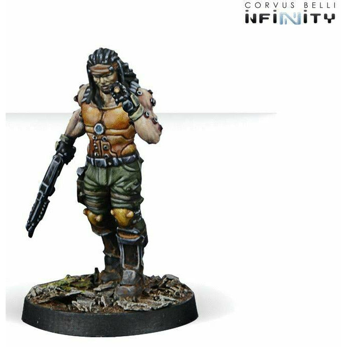 Infinity: Non-Aligned Armies Joe Scarface Turner: Mecenary Tag Pilot New - TISTA MINIS