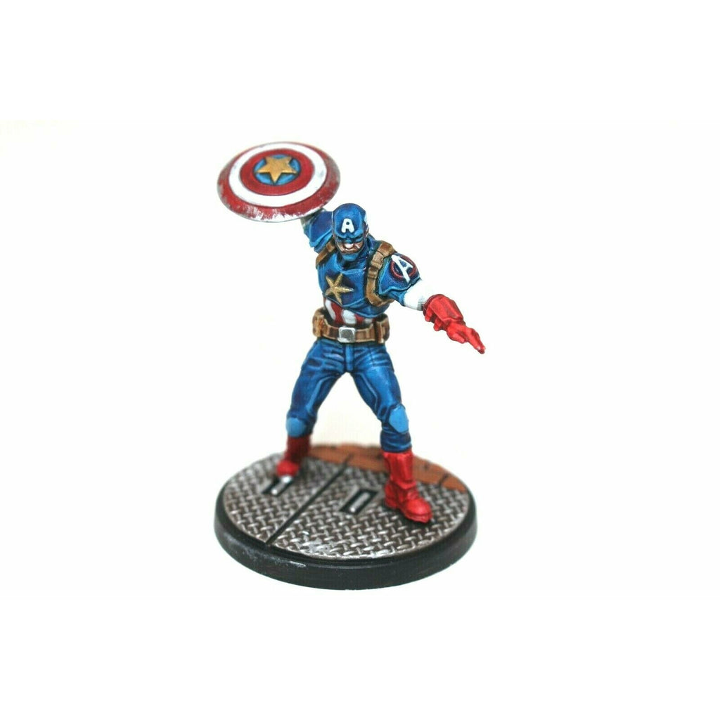 Marvel Crisis Protocol Captain America Well Painted - TISTA MINIS