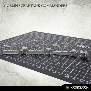 Kromlech Goblin Scrap Tank Commanders New - TISTA MINIS