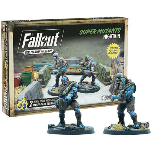 FALLOUT WASTELAND WARFARE: SUPER MUTANT NIGHTKIN New - Tistaminis