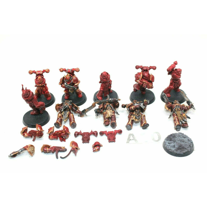 Warhammer Chaos Space Marines Tactical Squad Incomplete A10 - Tistaminis