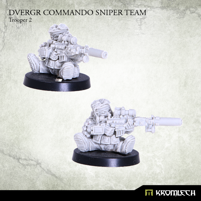 Kromlech Dvergr Commando Sniper Team New - TISTA MINIS