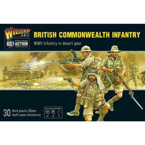 Bolt Action British DCommonwealth Infantry (in Desert Gear) New - 402011017 - TISTA MINIS