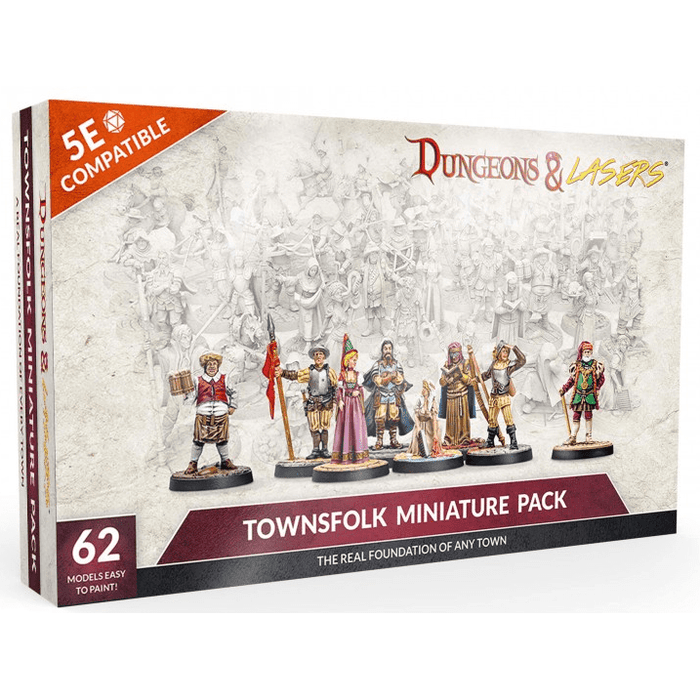 Dungeons and Dragons Townsfolk Miniature Pack - Tistaminis