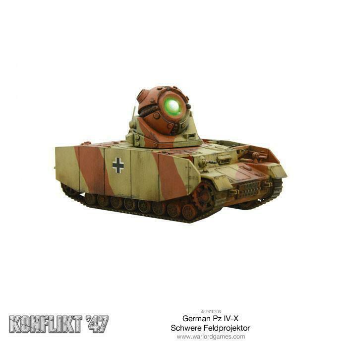 Bolt Action: Konflikt '47 - German Pz IV-X New - TISTA MINIS