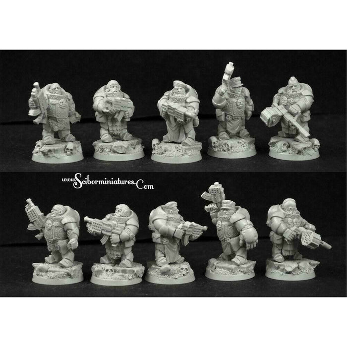 Scibor Miniatures 28mm/30mm SF Dwarf Marine #7 New - Tistaminis