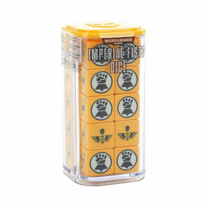 Warhammer IMPERIAL FISTS DICE New - TISTA MINIS