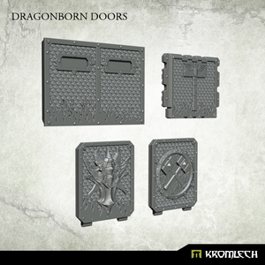 Kromlech Dragonborn Doors New - TISTA MINIS