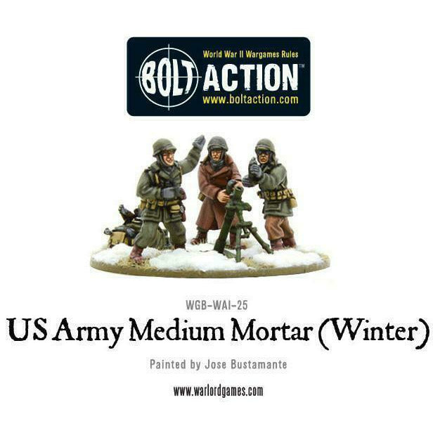 Bolt Action US Army Medium Mortar (Winter) New - Tistaminis