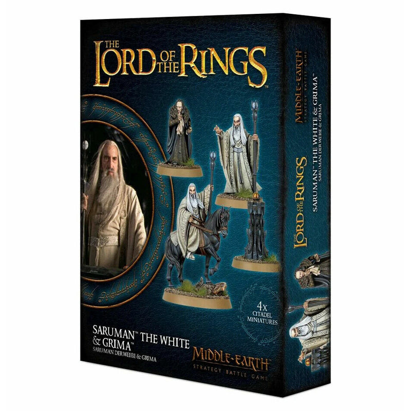 Warhammer Lord of the Rings SARUMAN THE WHITE & GRIMA New - Tistaminis