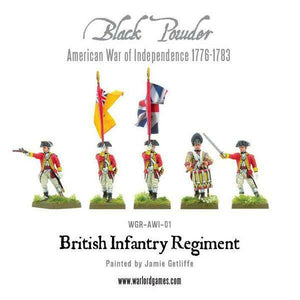 Black Powder American War of Independence British Infantry Regiment New - TISTA MINIS