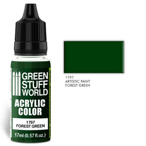 Green Stuff World Acrylic Color Forest Green - Tistaminis