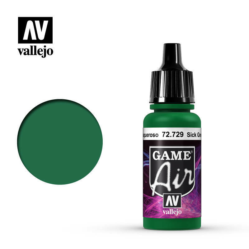 Vallejo Game Colour Paint Game Air Sick Green (72.729) - Tistaminis