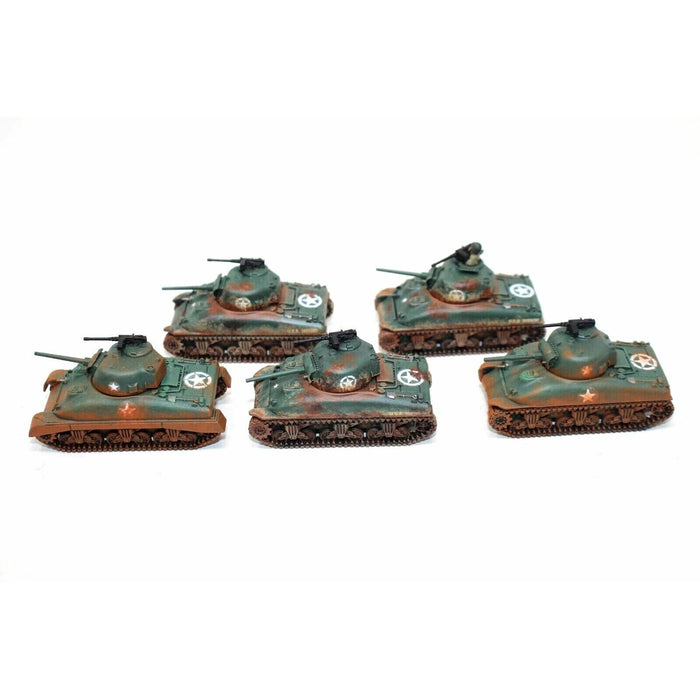 Flames Of War American Shermans Well Painted - JYS68 - Tistaminis