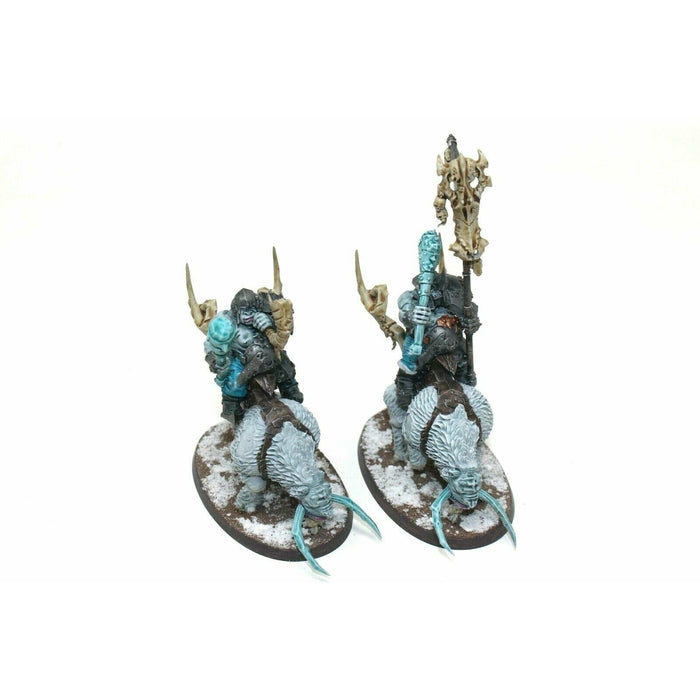 Warhammer Ogre Kingdoms Mournfang Command Well Painted - A12 - TISTA MINIS