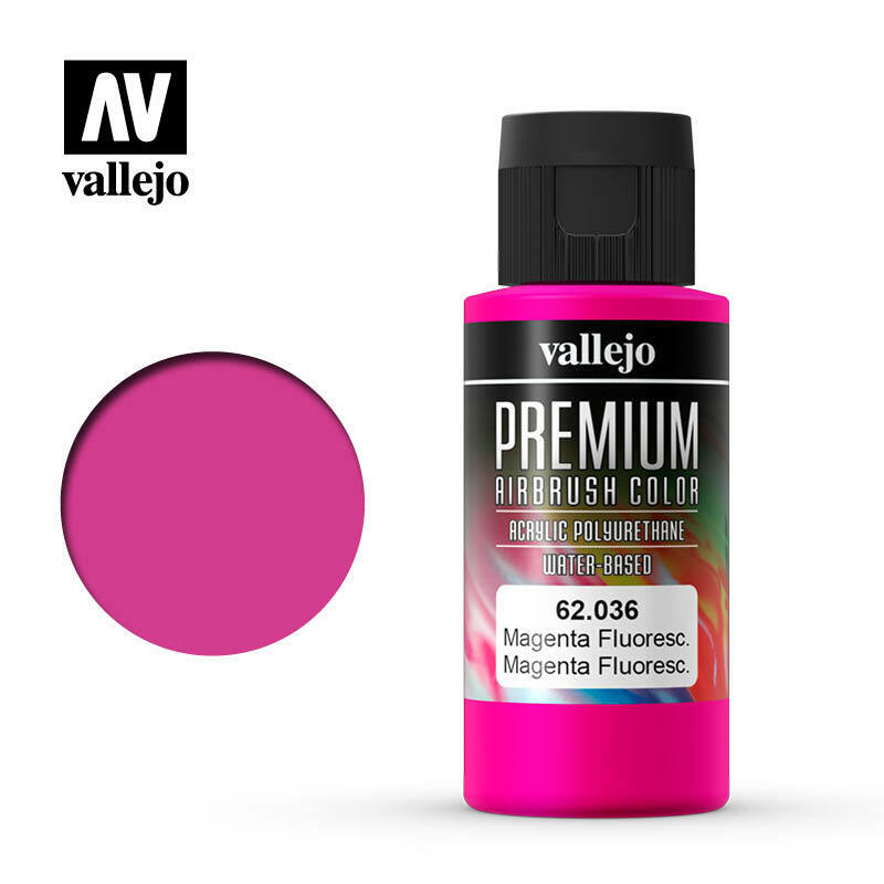 Vallejo Premium Color Paint Magenta Fluo - VAL62036 - Tistaminis