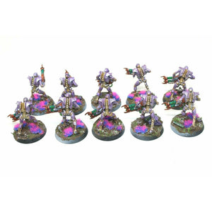 Warhammer Necrons Warriors With Gauss Reapers Well Painted JYS92 - Tistaminis