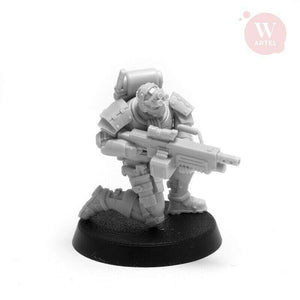 Artel Miniatures - Scout `n` Recon Heavy Weapon Specialist 32mm New - TISTA MINIS