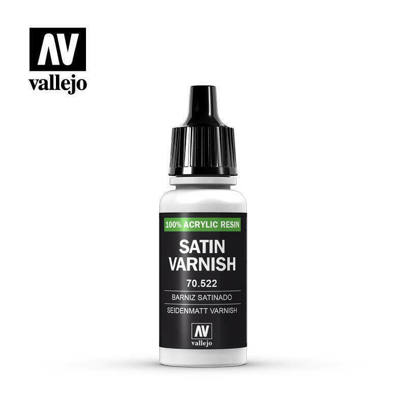 Vallejo Game Colour Paint Auxiliary Satin Varnish (70.522) - Tistaminis