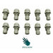 Spellcrow Guards Heads in Gas Masks - SPCB5200 - TISTA MINIS