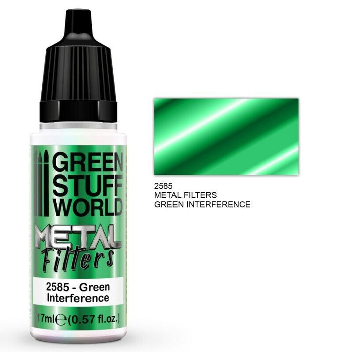 Green Stuff World Metallics Metal Filters - Green Interference - Tistaminis