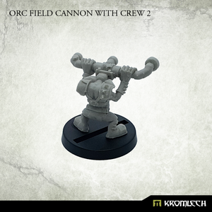Kromlech Orc Field Cannon with Crew 2 New - TISTA MINIS