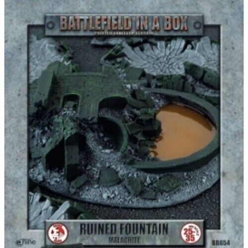 Battlefield in a Box	Gothic Battlefields: Ruined Fountain - Malachite (x1) New - Tistaminis