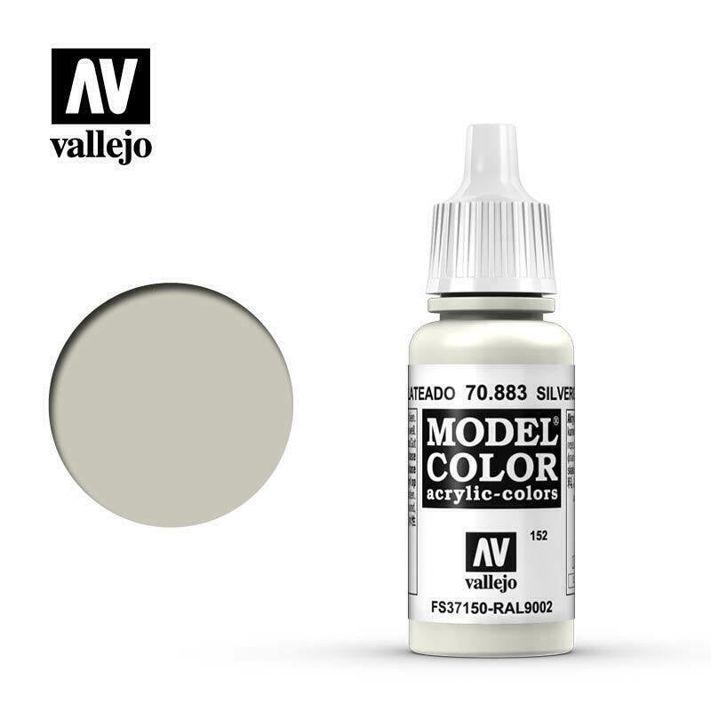 Vallejo Model Colour Paint Silvergrey (70.883) - Tistaminis