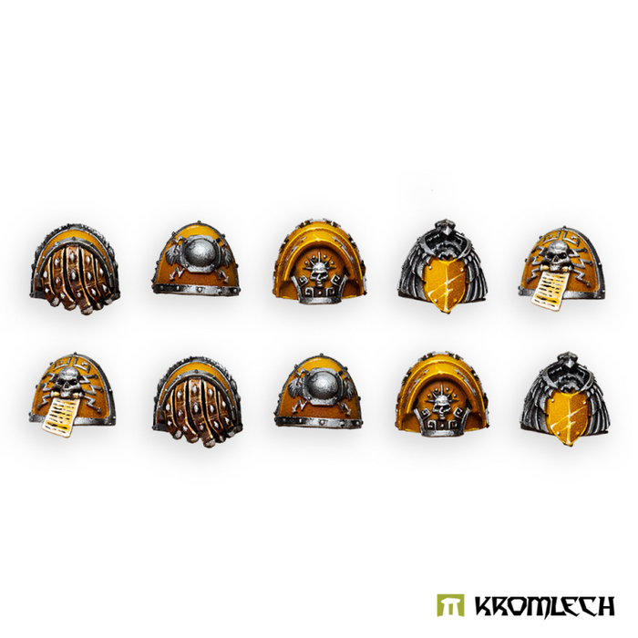 Kromlech	Omega Legion Shoulder Pads (10) New - Tistaminis